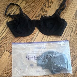 Shecurve 2 Black Lace Bras